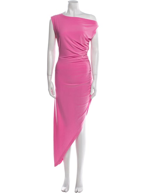 Norma Kamali One-Shoulder Long Dress