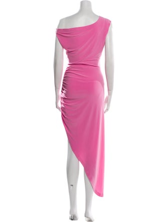Norma Kamali One-Shoulder Long Dress