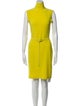 Norma Kamali Mock Neck Knee-Length Dress