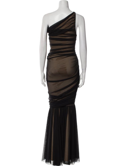 Norma Kamali One-Shoulder Long Dress