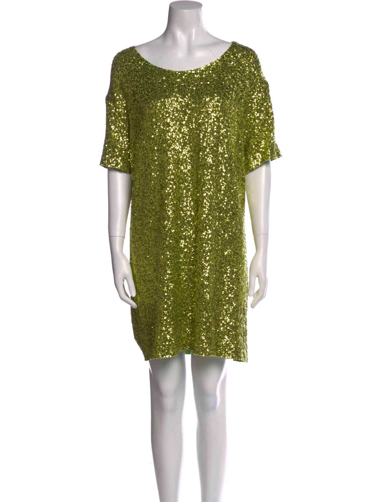 Norma Kamali Scoop Neck Mini Dress