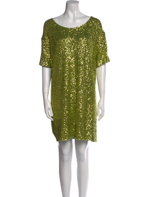 Norma Kamali Scoop Neck Mini Dress