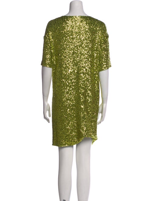 Norma Kamali Scoop Neck Mini Dress