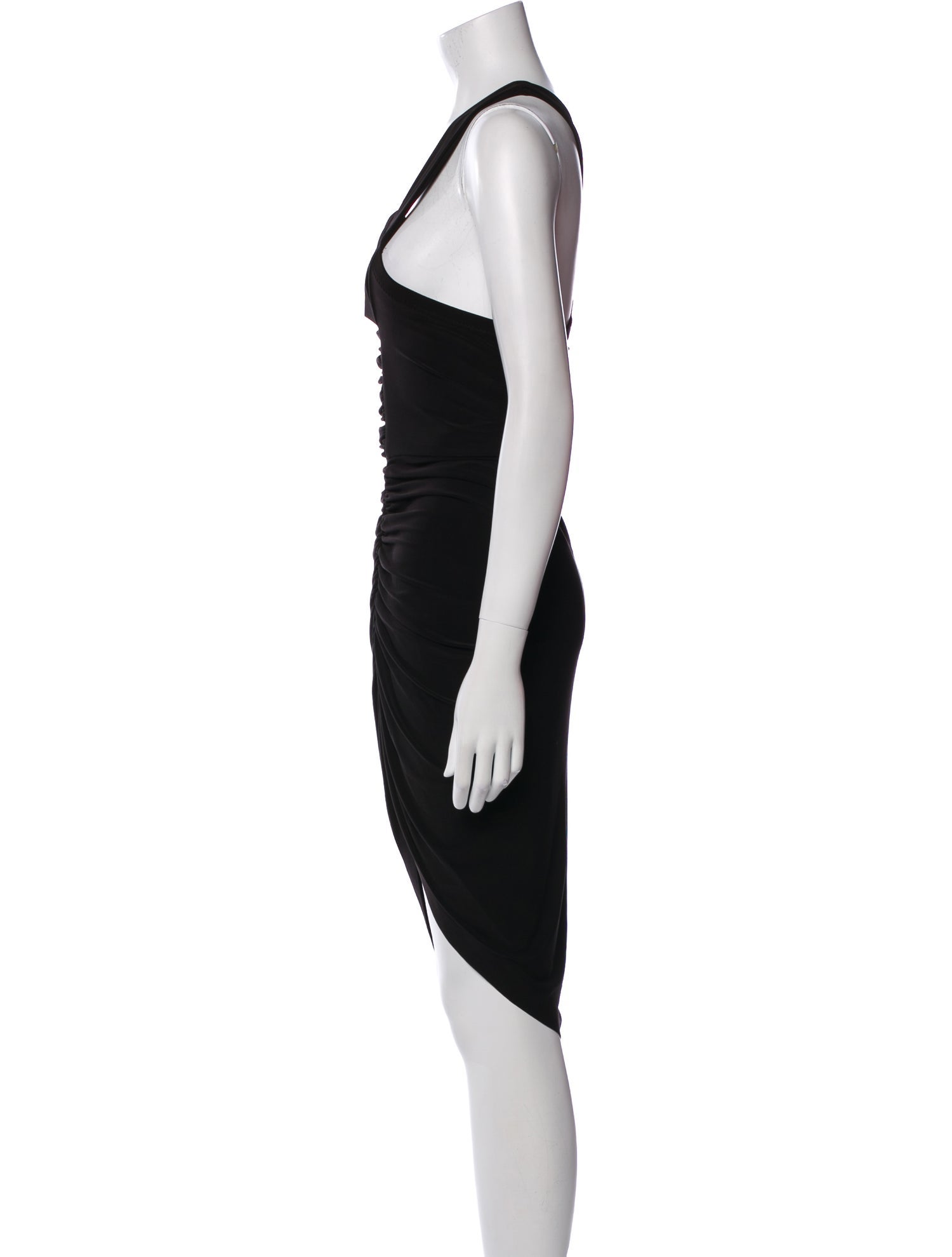 Norma Kamali One-Shoulder Midi Length Dress w/ Tags