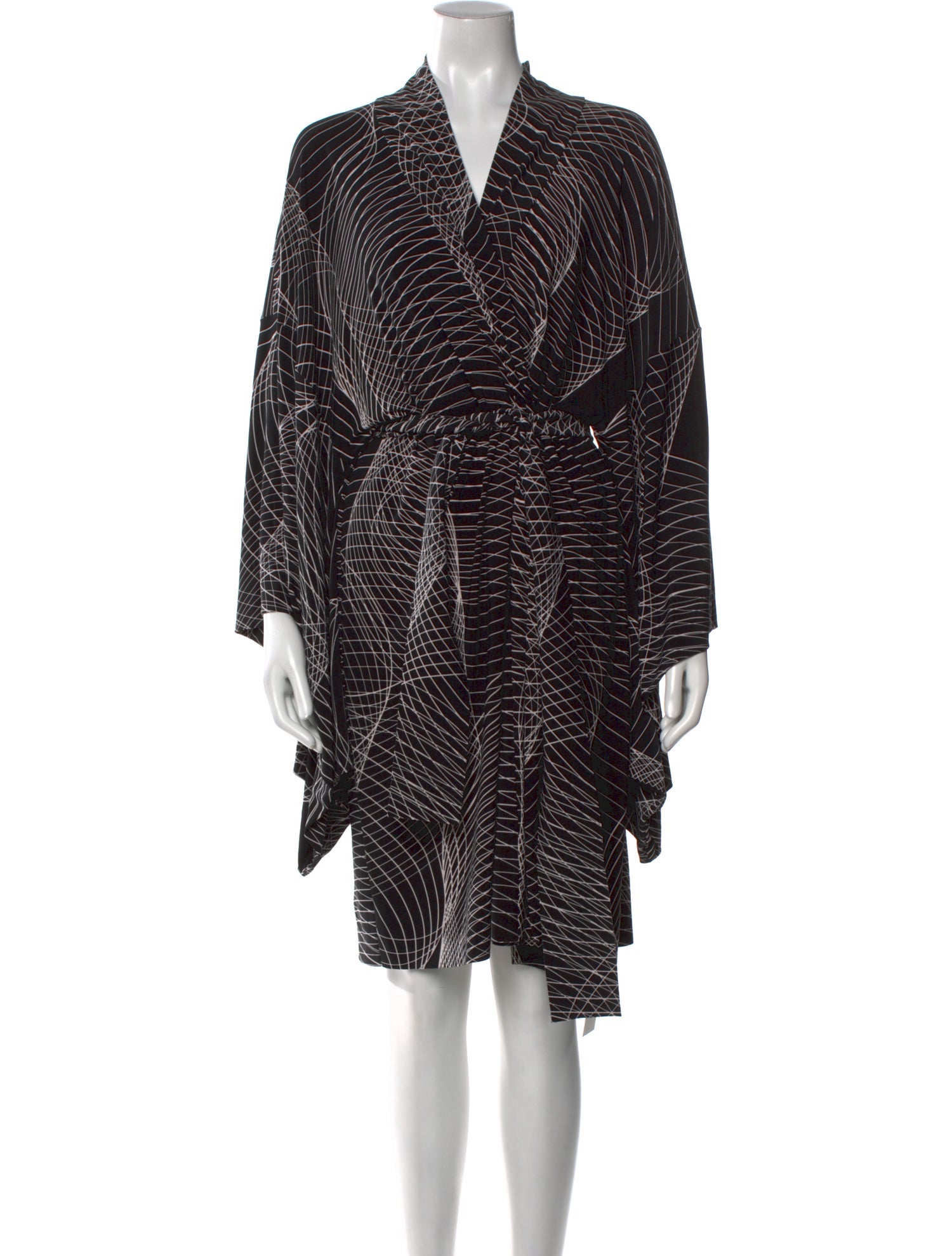 Norma Kamali Printed Midi Length Dress