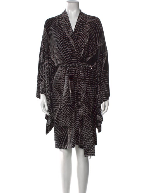 Norma Kamali Printed Midi Length Dress