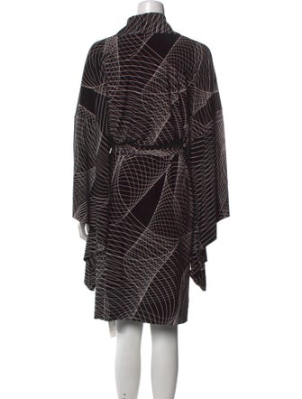 Norma Kamali Printed Midi Length Dress