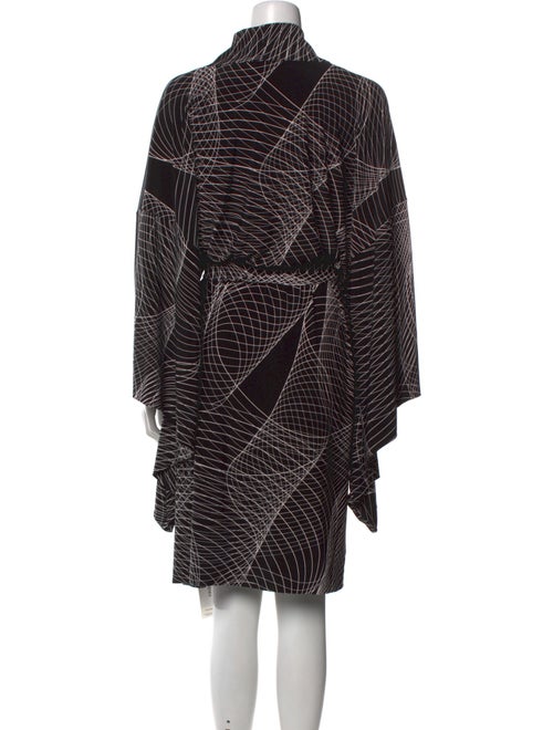 Norma Kamali Printed Midi Length Dress