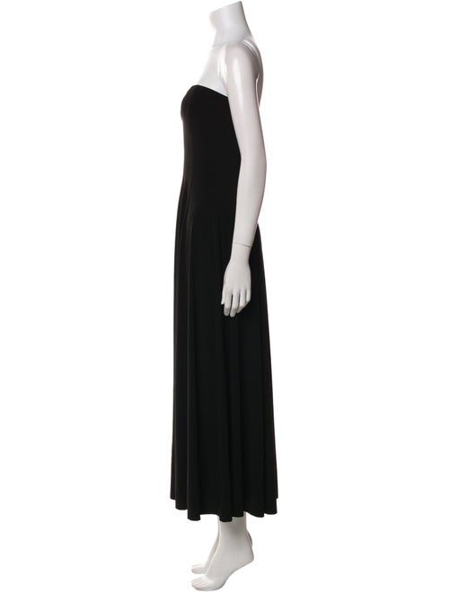Norma Kamali Strapless Midi Length Dress