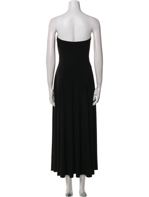 Norma Kamali Strapless Midi Length Dress