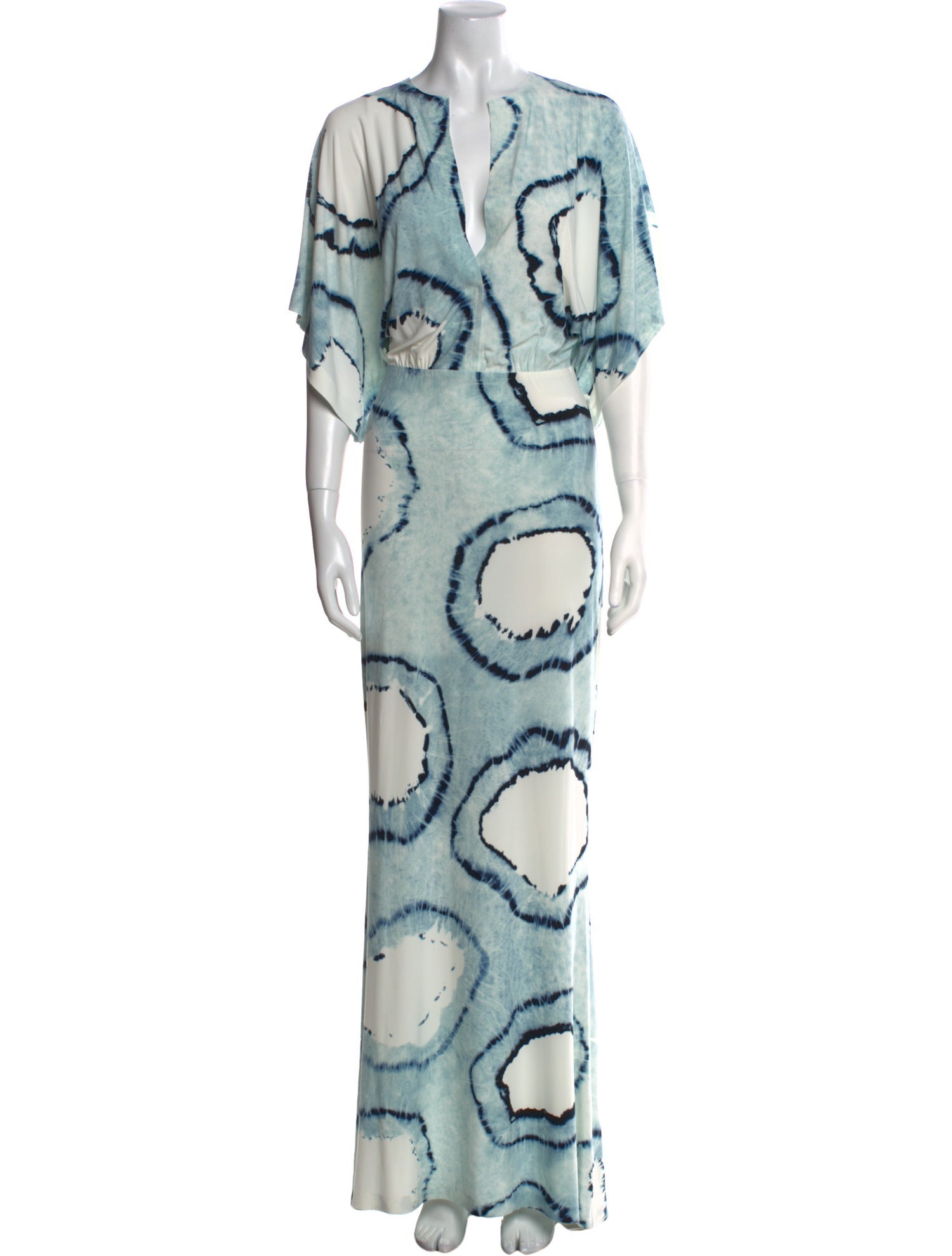 Norma Kamali Printed Long Dress