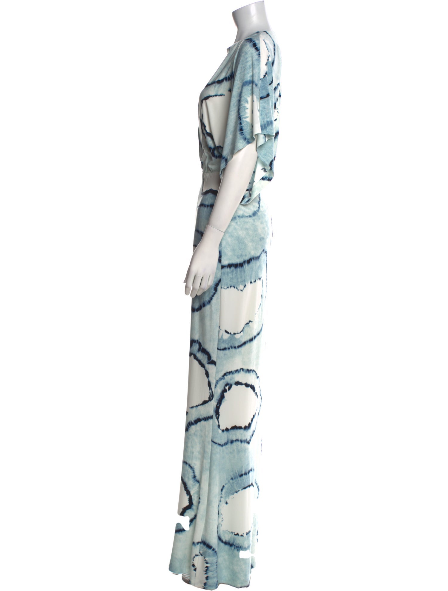 Norma Kamali Printed Long Dress