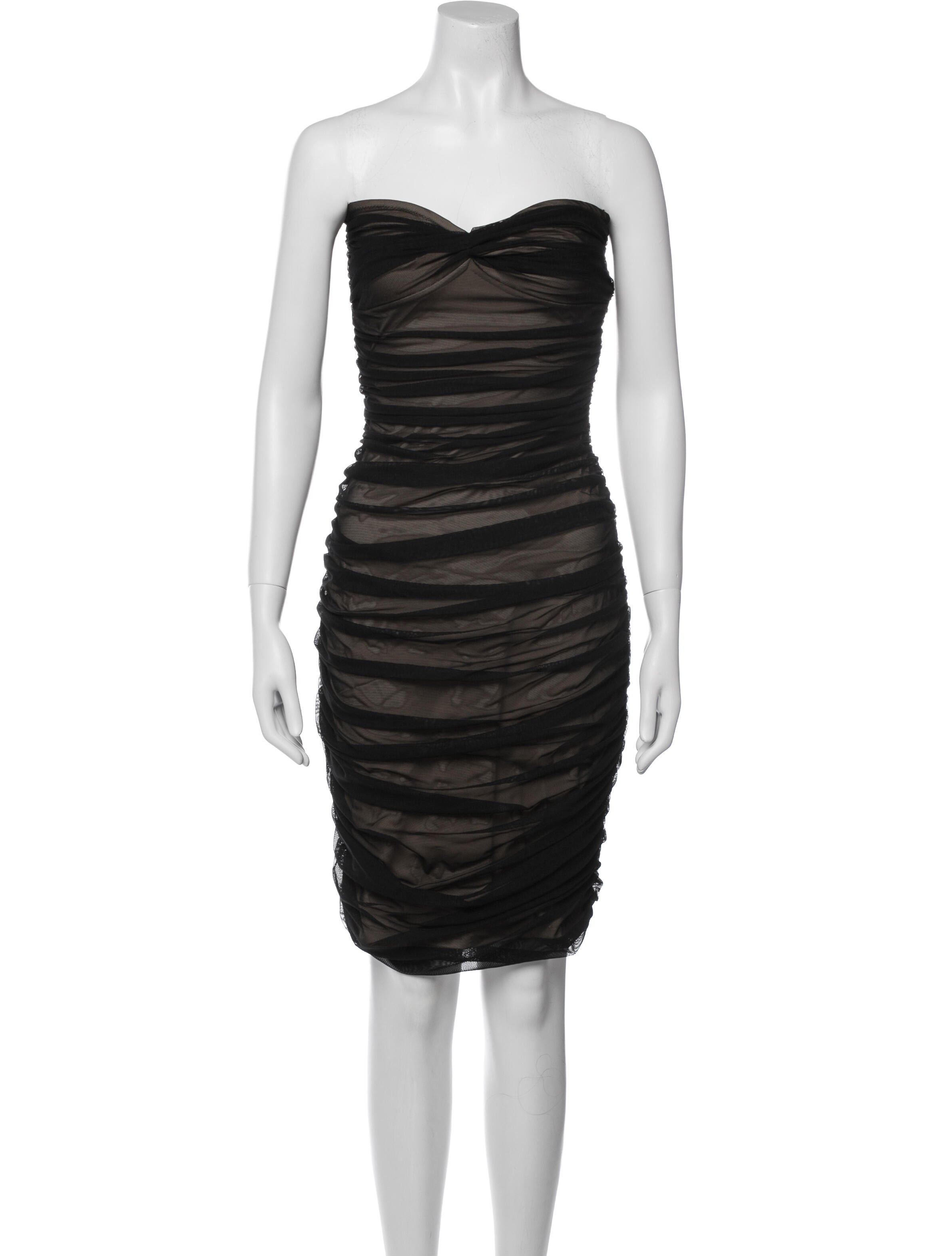 Norma Kamali Strapless Mini Dress