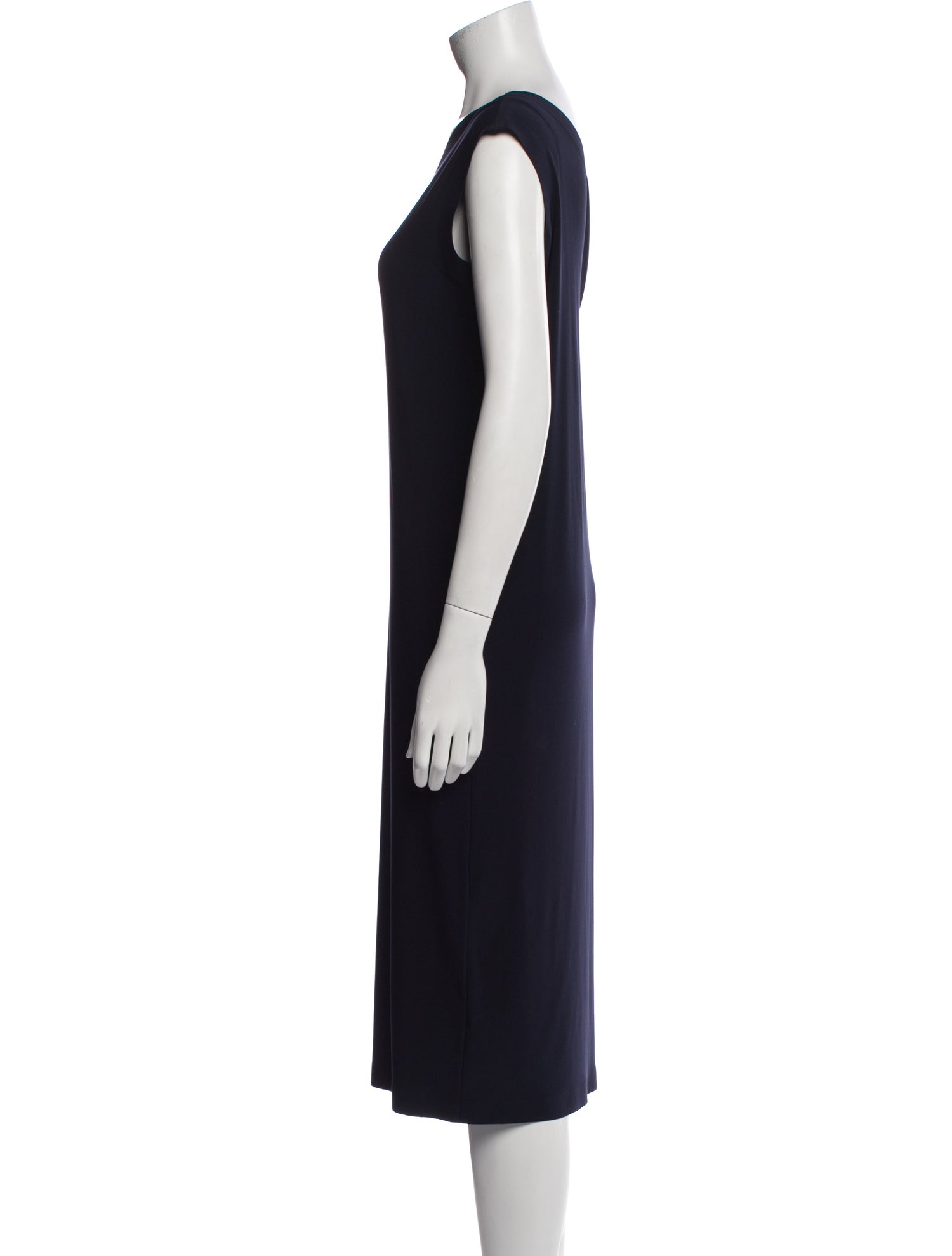 Norma Kamali One-Shoulder Knee-Length Dress