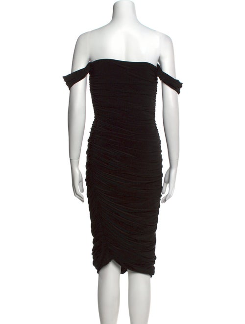 Norma Kamali Strapless Midi Length Dress