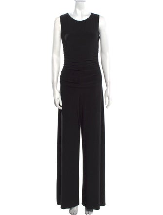 Norma Kamali Scoop Neck Jumpsuit