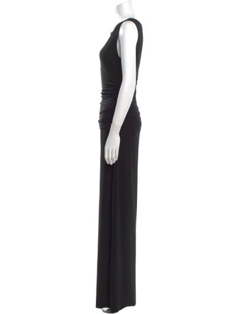 Norma Kamali Scoop Neck Jumpsuit