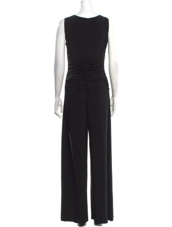 Norma Kamali Scoop Neck Jumpsuit
