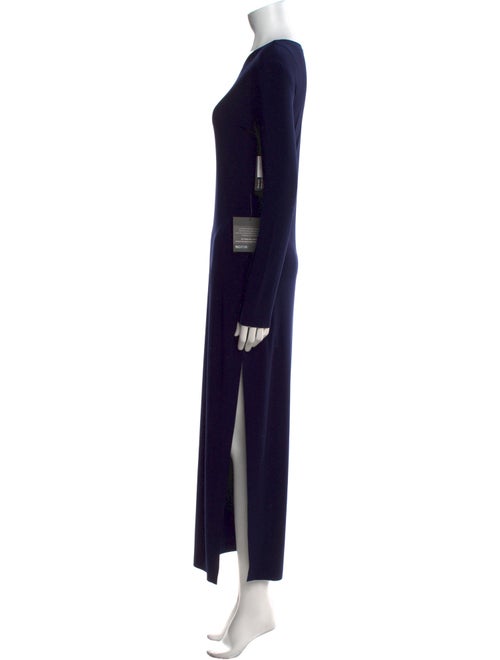 Norma Kamali Crew Neck Long Dress
