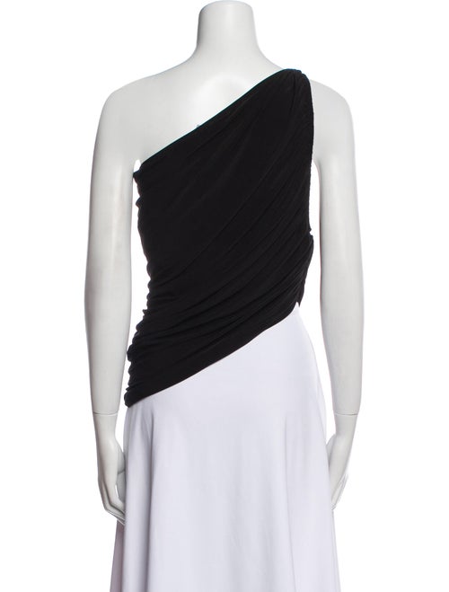 Norma Kamali One-Shoulder Sleeveless Top