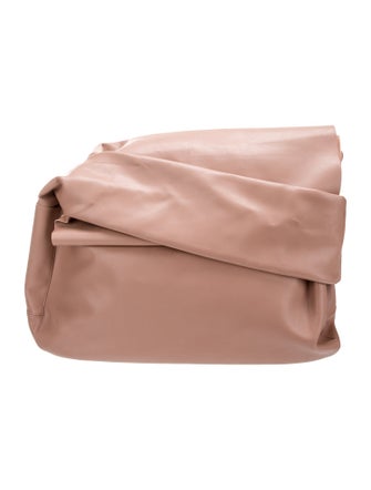 Norma Kamali Leather Shoulder Bag