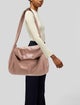 Norma Kamali Leather Shoulder Bag
