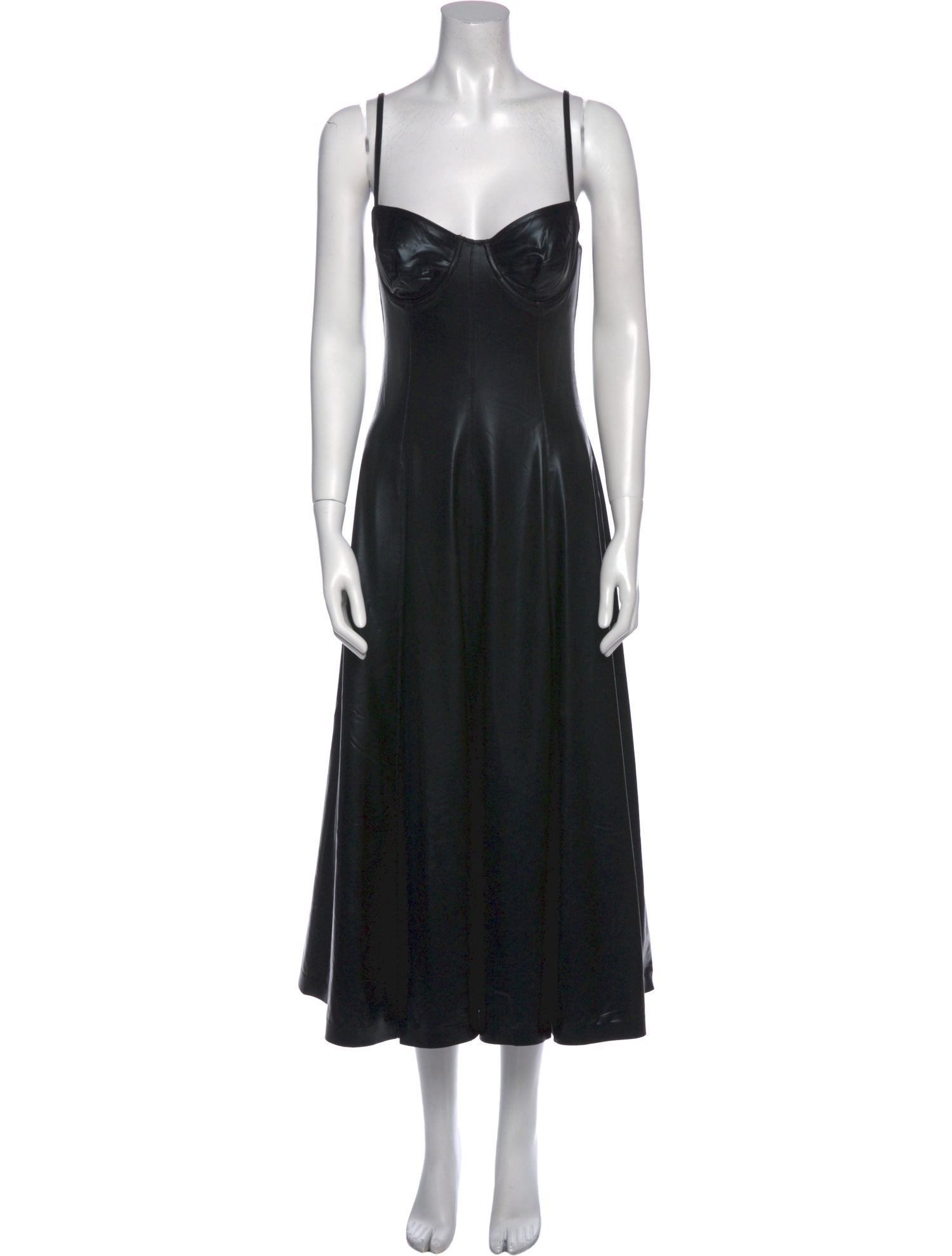 Norma Kamali Square Neckline Long Dress