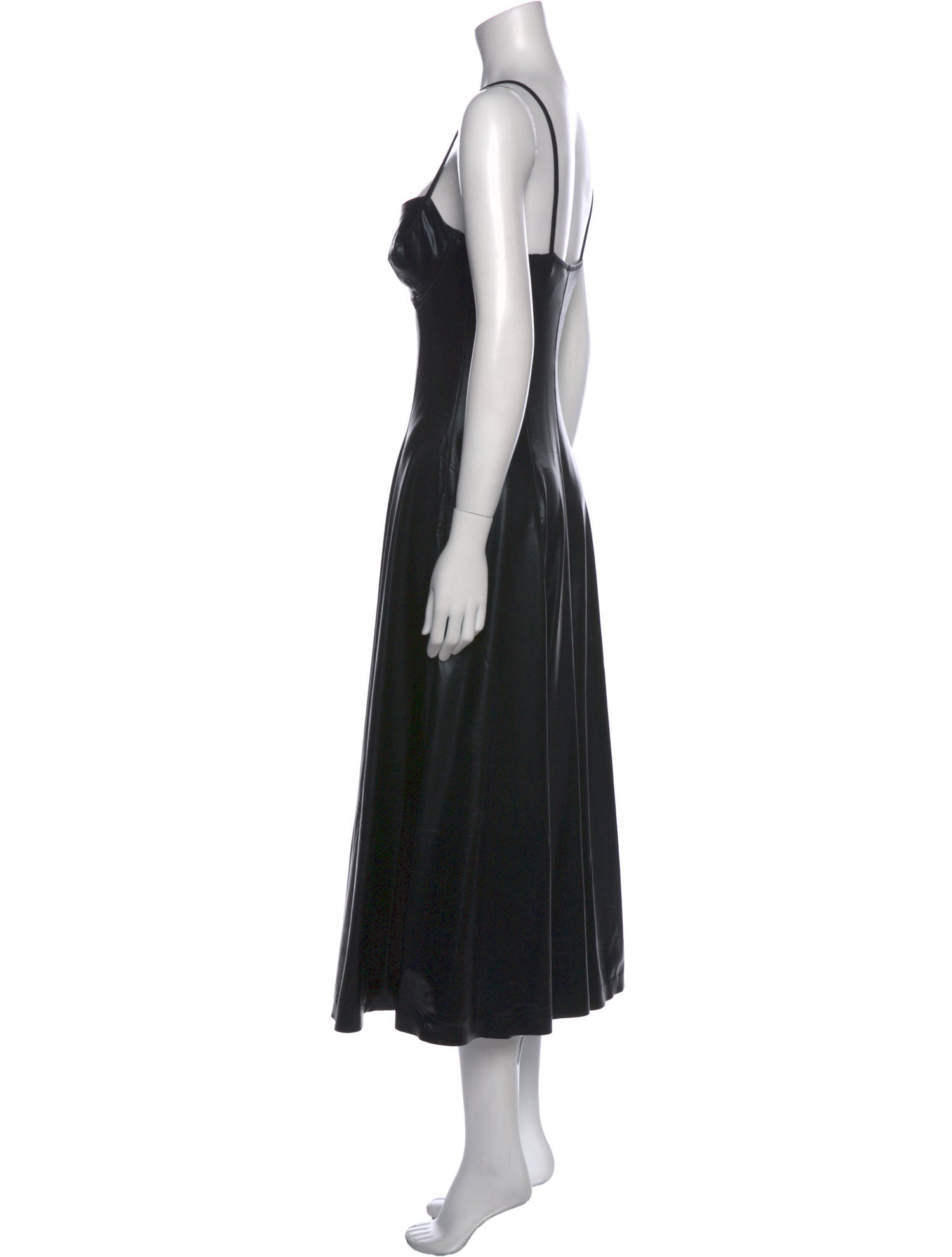 Norma Kamali Square Neckline Long Dress