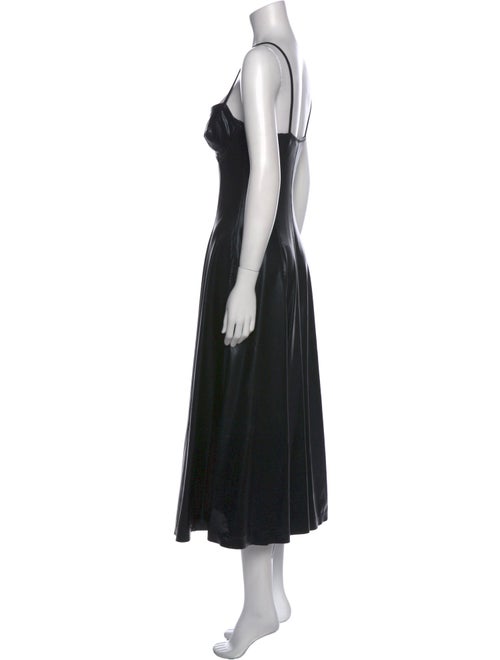 Norma Kamali Square Neckline Long Dress