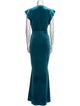 Norma Kamali V-Neck Long Dress
