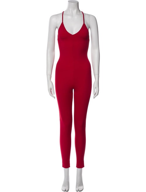 Norma Kamali V-Neck Jumpsuit
