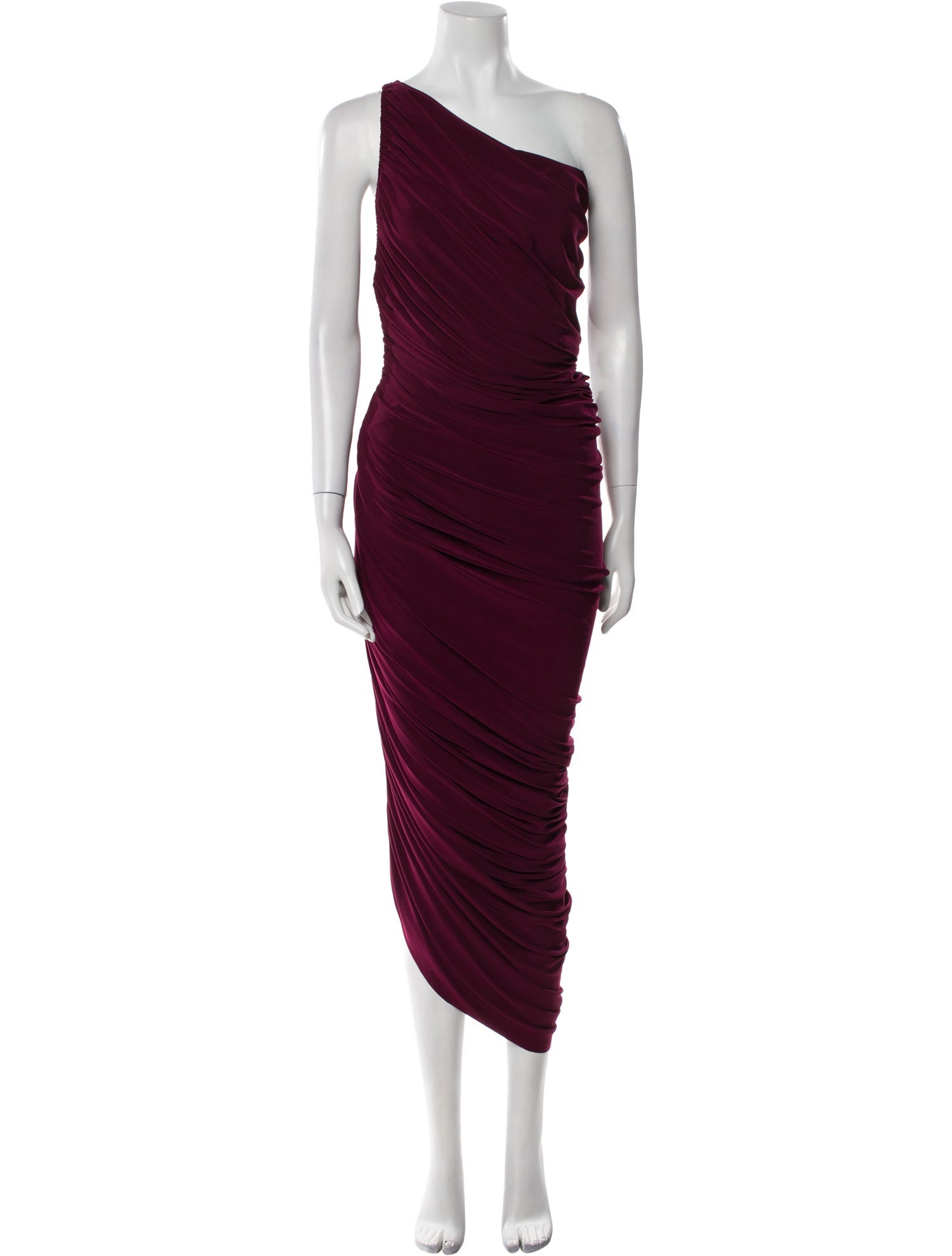 Norma Kamali One-Shoulder Long Dress