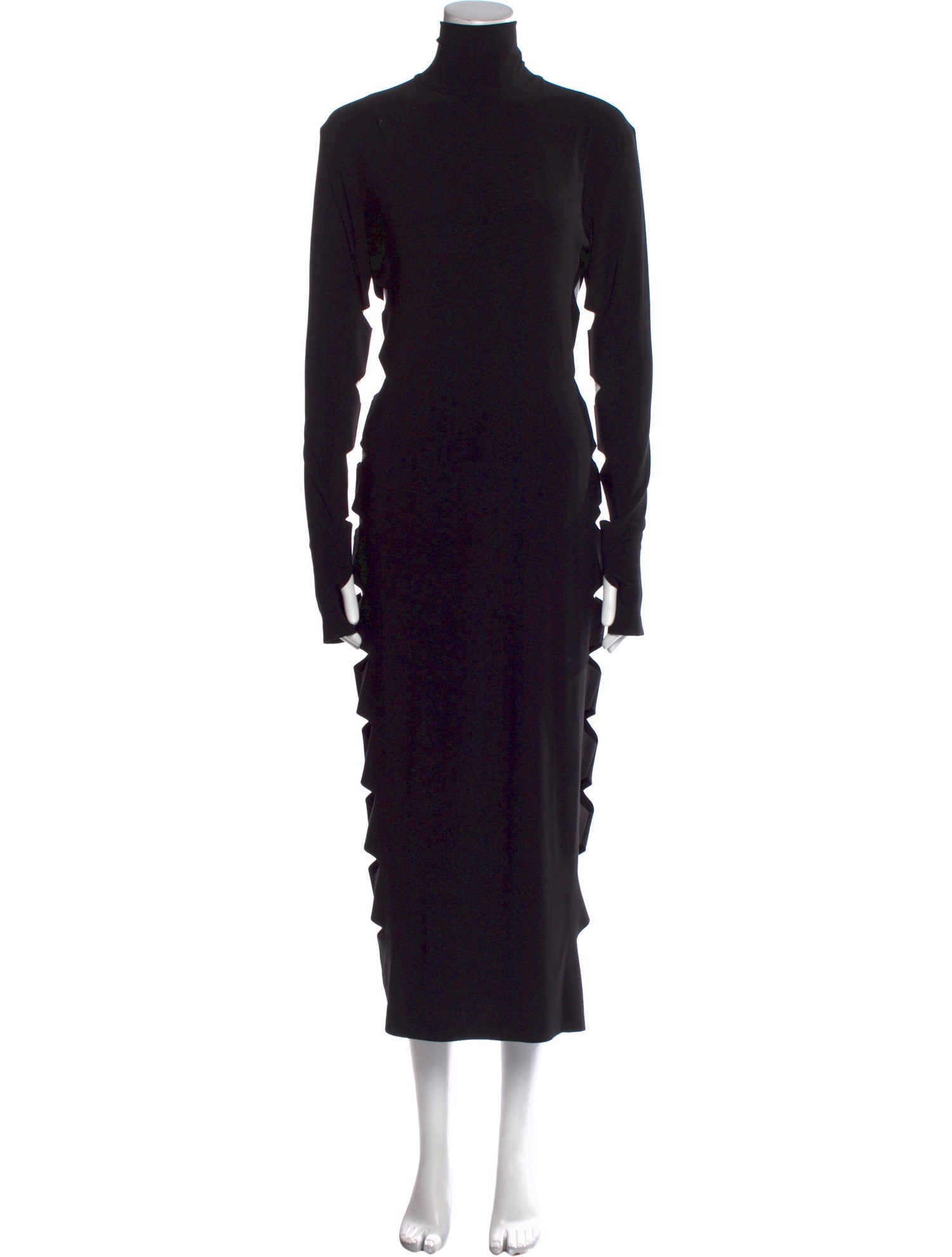 Norma Kamali Turtleneck Long Dress