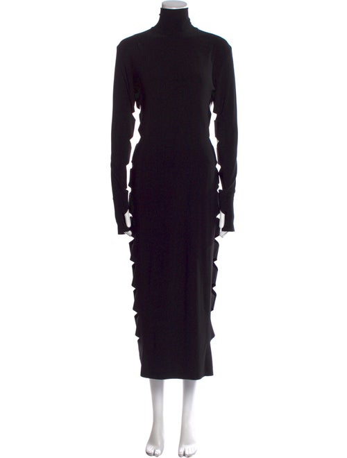Norma Kamali Turtleneck Long Dress