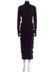 Norma Kamali Turtleneck Long Dress