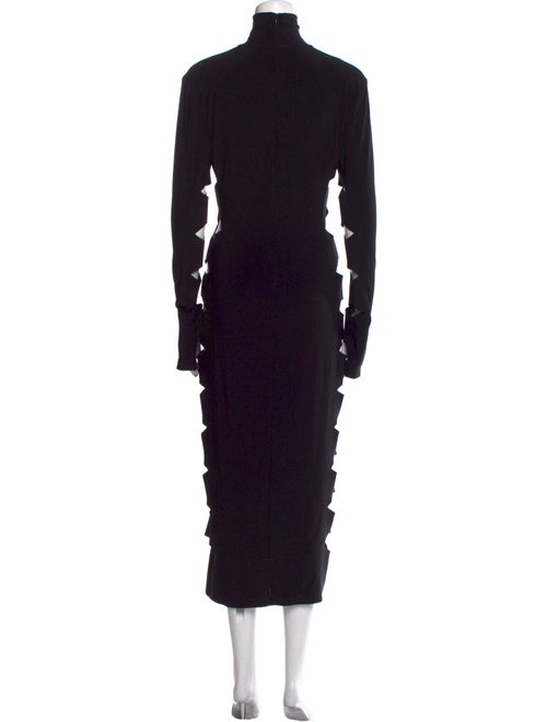 Norma Kamali Turtleneck Long Dress