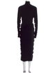 Norma Kamali Turtleneck Long Dress