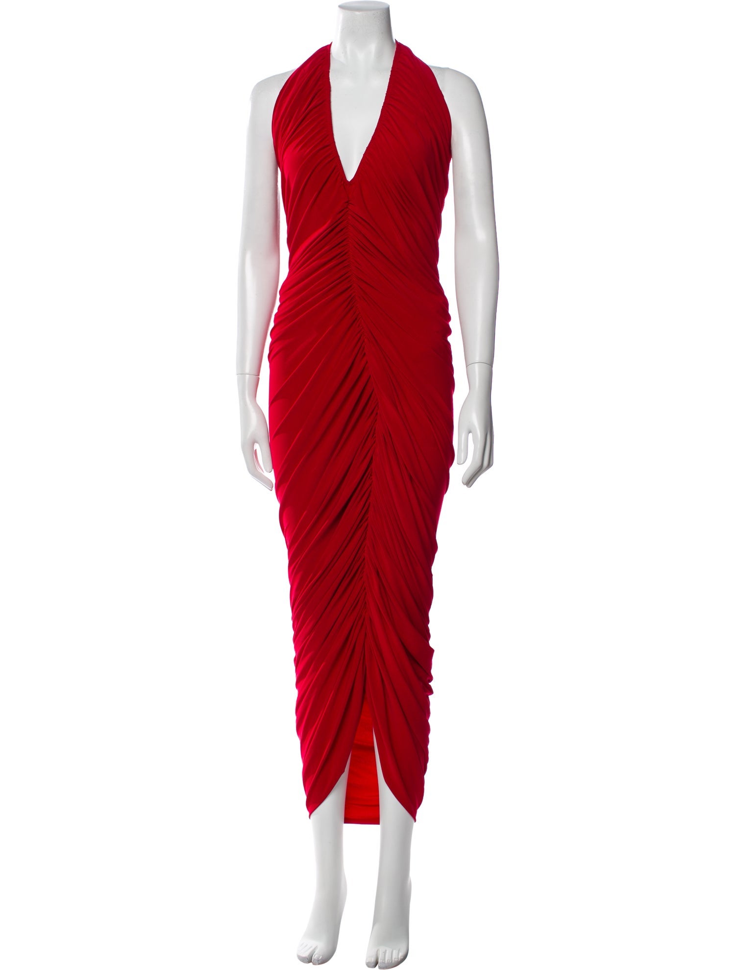 Norma Kamali Halterneck Long Dress