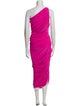 Norma Kamali One-Shoulder Long Dress