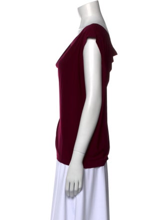 Norma Kamali Cowl Neck Sleeveless Top
