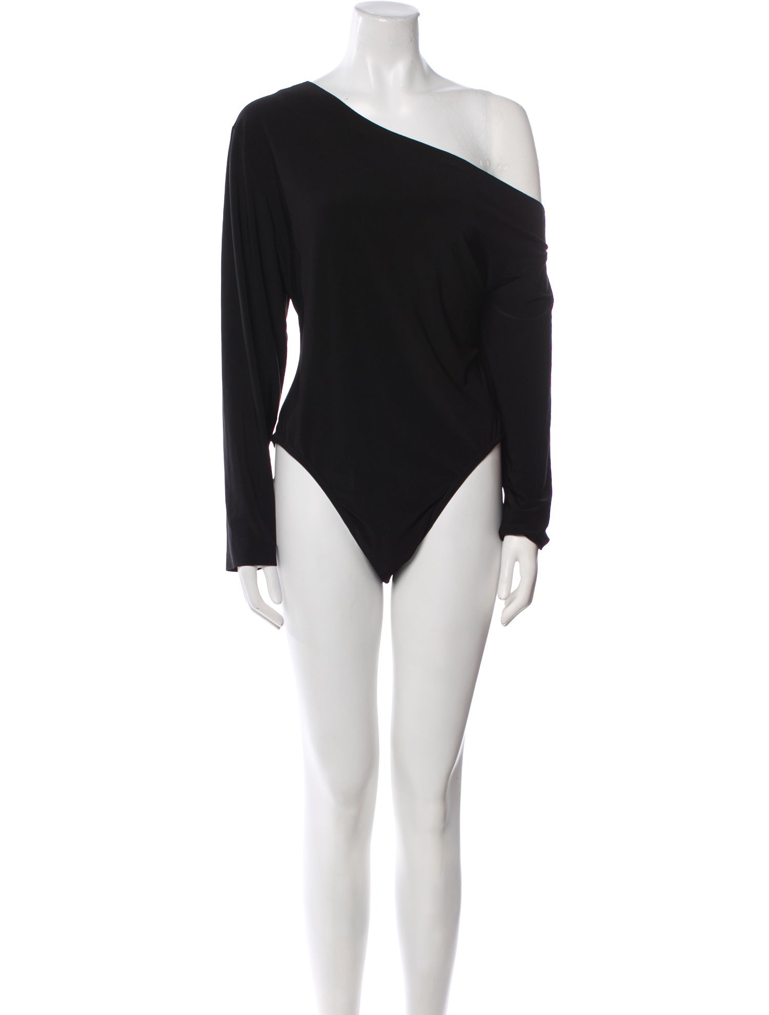 Norma Kamali Cowl Neck Long Sleeve Bodysuit w/ Tags