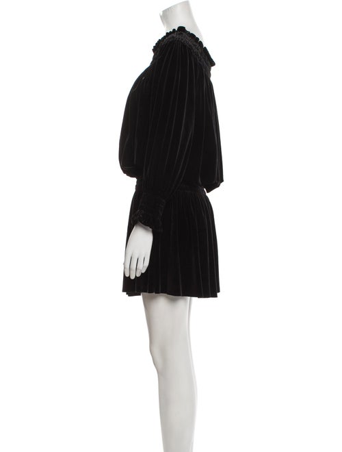 Norma Kamali Bateau Neckline Mini Dress