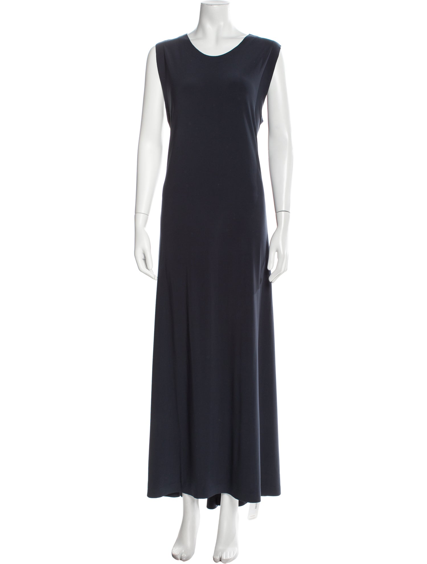 Norma Kamali Scoop Neck Long Dress