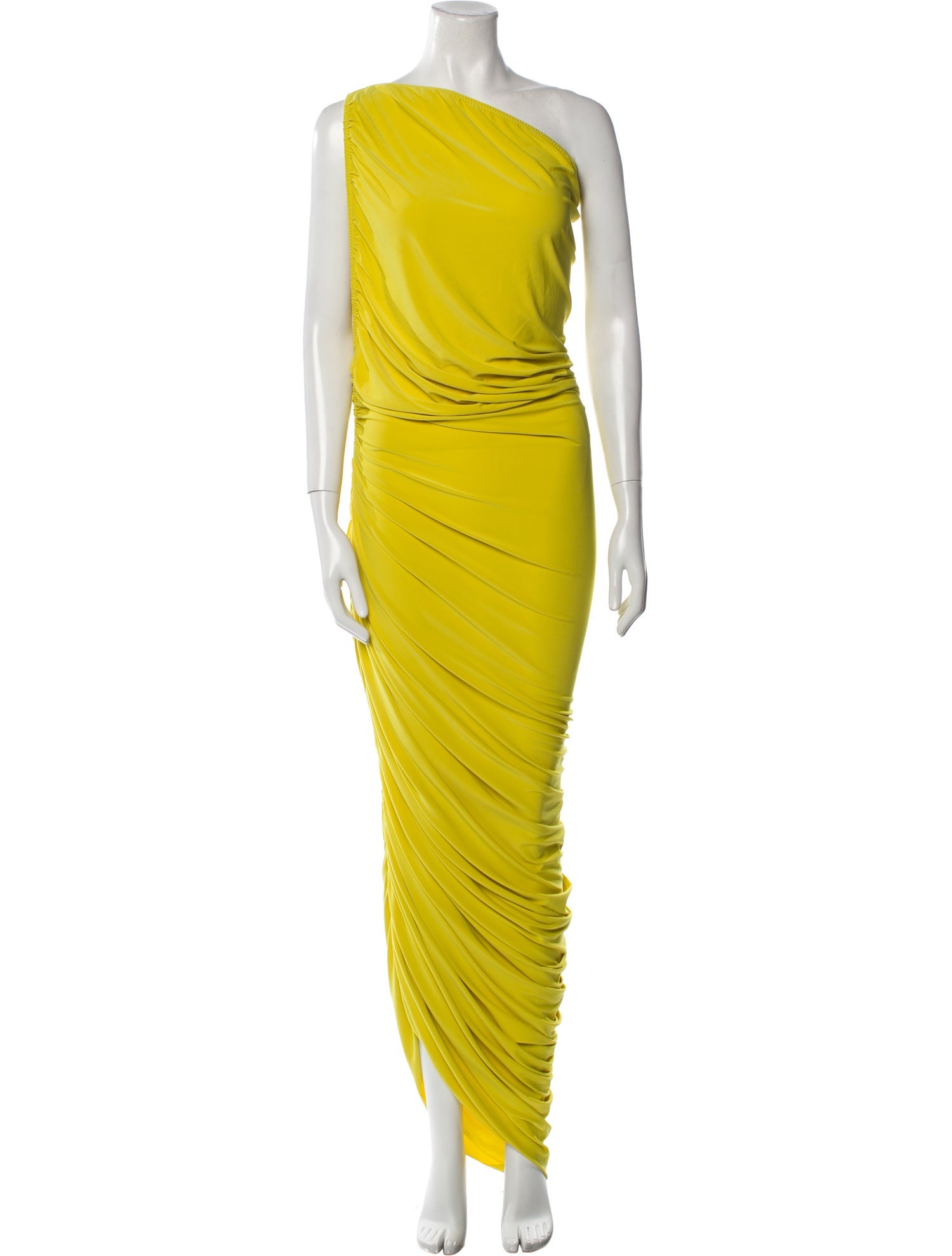 Norma Kamali One-Shoulder Long Dress