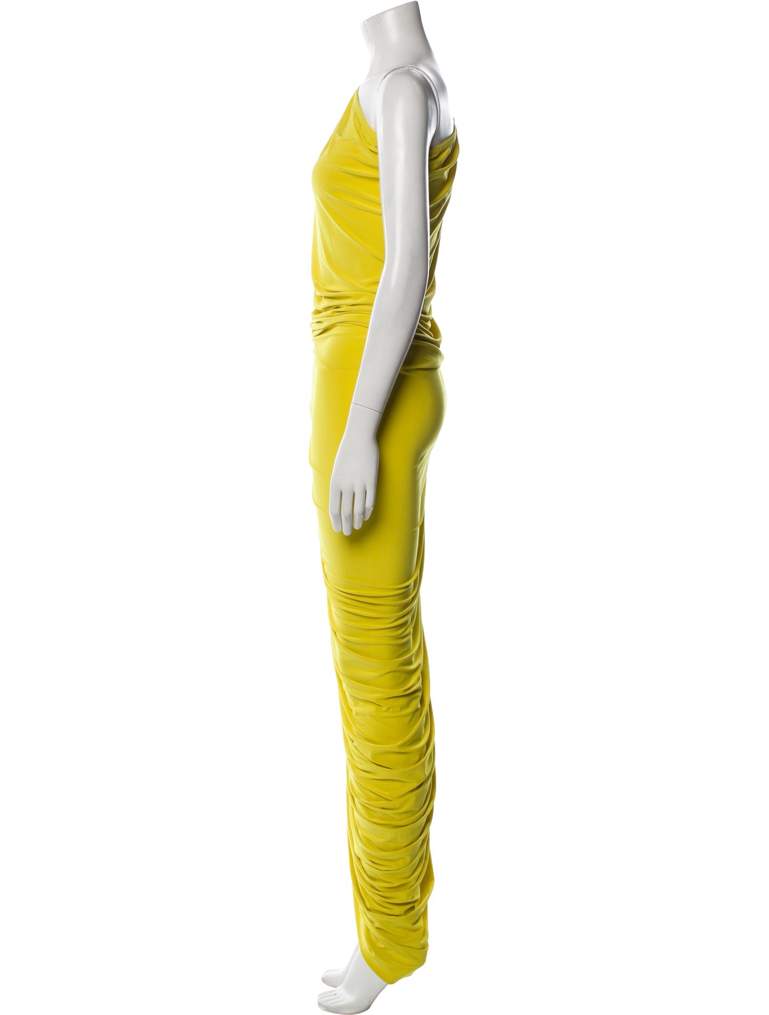 Norma Kamali One-Shoulder Long Dress