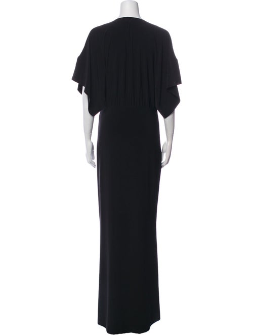 Norma Kamali V-Neck Midi Length Dress