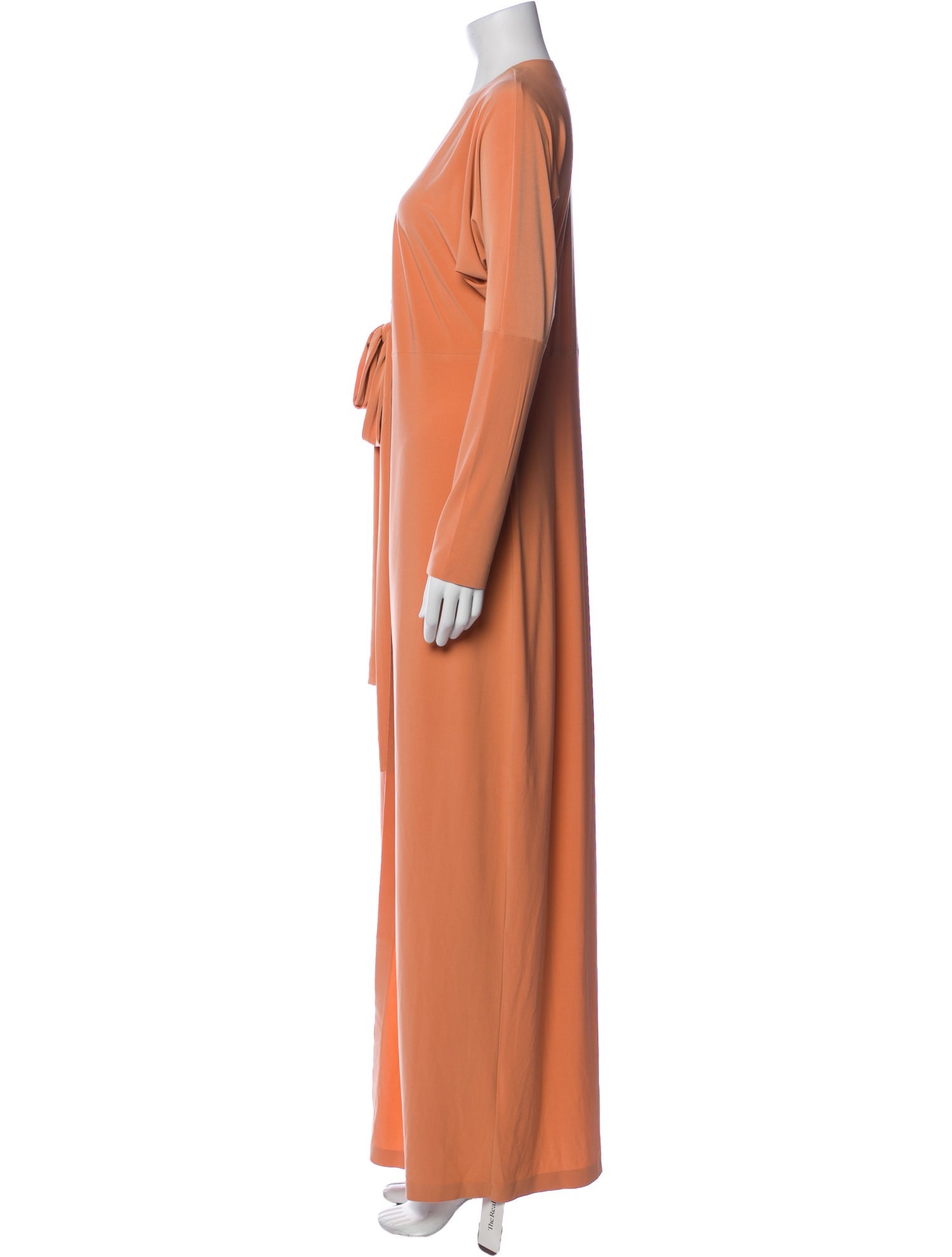 Norma Kamali V-Neck Long Dress