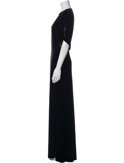 Norma Kamali V-Neck Long Dress
