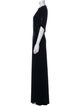 Norma Kamali V-Neck Long Dress