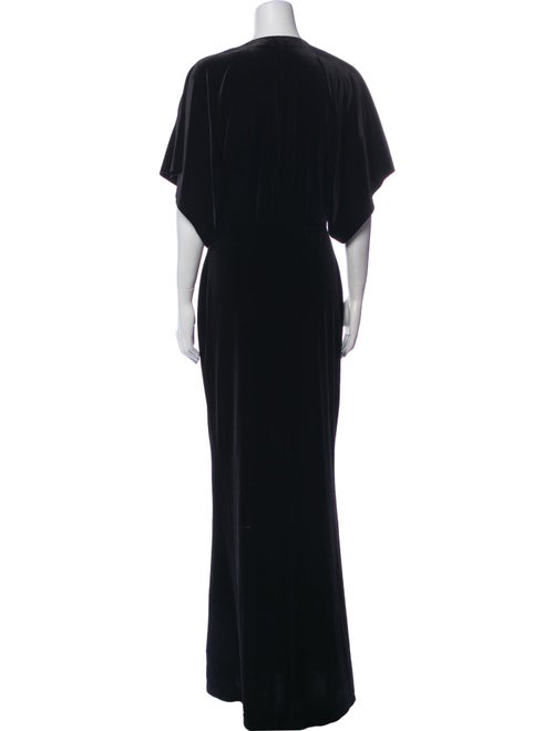 Norma Kamali V-Neck Long Dress